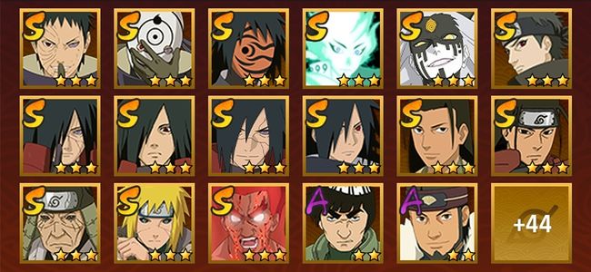 火影忍者V12 23S忍 38A忍 191忍 2777S碎片 20通灵 1000W战力 前500名 影级