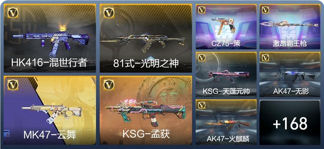 穿越火线：枪战王者V5 195英雄武器 8英雄角色 331万化 枪圣SSS