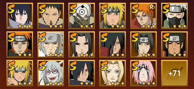 火影忍者V15 26S忍 62A忍 240忍 3139S碎片 21通灵 1000W战力 前500名 暗部