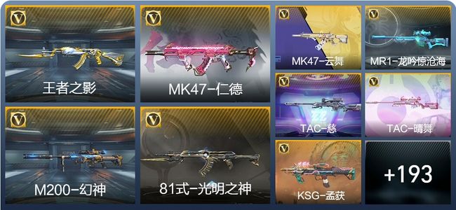 穿越火线：枪战王者V6 7王者武器 202英雄武器 5英雄角色 390万化 枪神