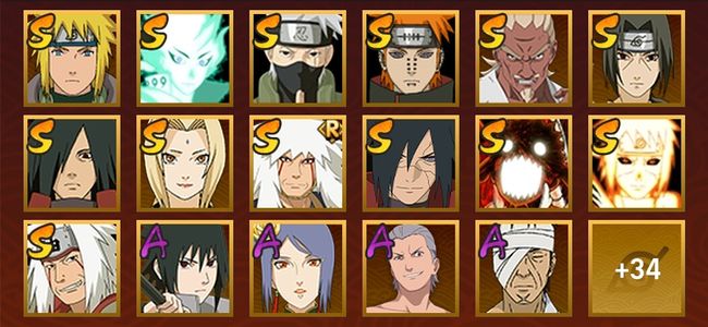 火影忍者V10 14S忍 39A忍 53忍 1000W战力 见习