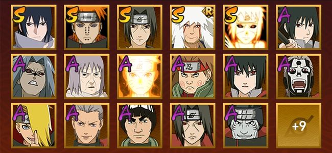 火影忍者V1 6S忍 21A忍 27忍 300W战力