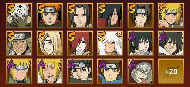 火影忍者V8 11S忍 27A忍 38忍 100W内战力