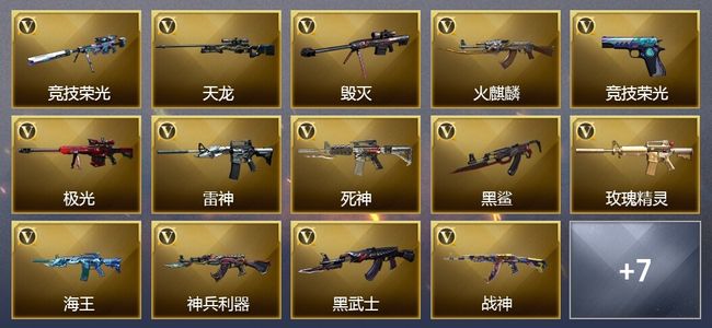 穿越火线（CF）3王者武器 2V角色 可排位