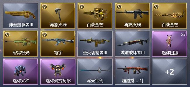 穿越火线（CF）6V武器 1V角色 可排位 新锐