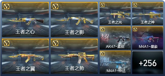 穿越火线：枪战王者29王者武器 265英雄武器 9英雄角色 539万化 枪神