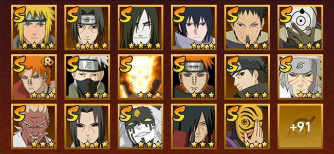 火影忍者V14 42S忍 67A忍 307忍 5089S碎片 22通灵 1000W战力 前500名 暗部