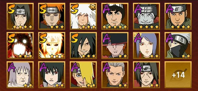 火影忍者V10 7S忍 25A忍 110忍 1126S碎片 17通灵 600W战力 前100名 暗部