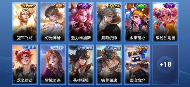 王者荣耀V2 1星传说 2传说 5史诗 29皮肤 50英雄 至尊星耀II