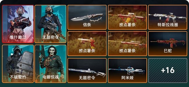 三角洲行动总资产96.6M 5干员外观 1近战 23传说枪械 烽火：黑鹰 战场：尉官