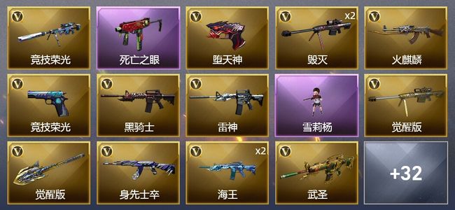 穿越火线（CF）62V武器 1V角色 17皮肤 可排位 专家