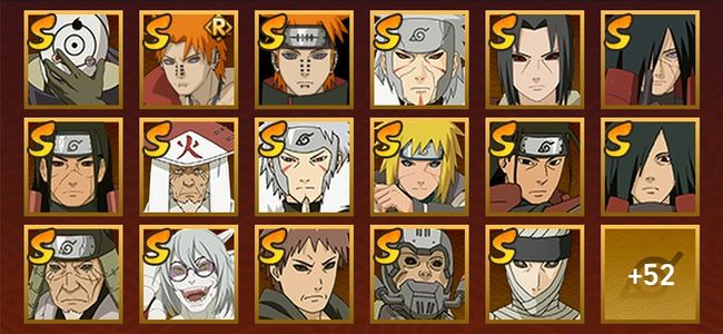 火影忍者V13 26S忍 43A忍 69忍 100S碎片 22通灵 100W内战力