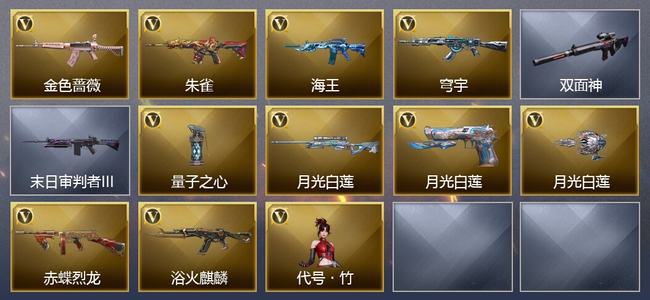 穿越火线（CF）8V武器 1V角色 可排位 新锐