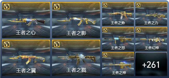 穿越火线：枪战王者39王者武器 270英雄武器 10英雄角色 483万化 专家S