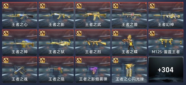 穿越火线：枪战王者22王者 309英雄武器 9英雄角色 529万化 新锐
