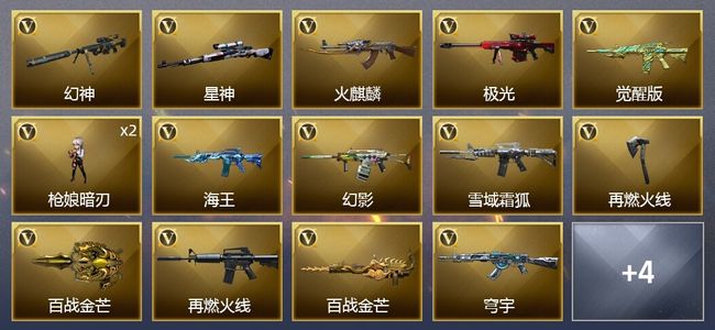 穿越火线（CF）15V武器 1V角色 7皮肤 可排位 宗师