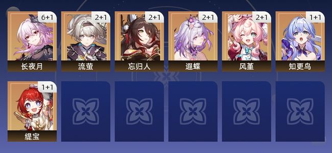 崩坏：星穹铁道30黄 23角色黄 7光锥黄 7五星角色 7五星光锥 60级 女主