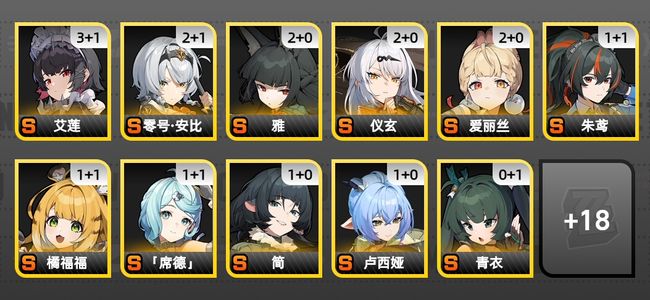 绝区零85黄 65角色黄 29S角色 15S音擎 女主 60