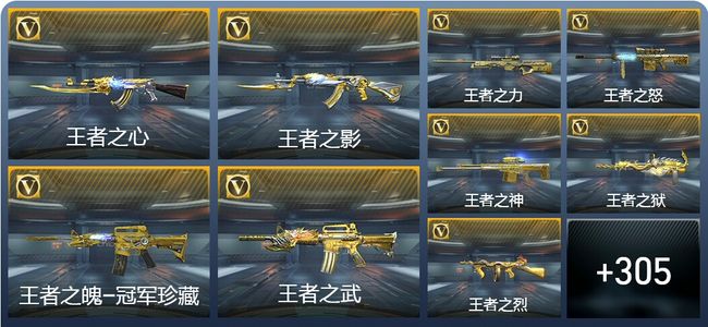 穿越火线：枪战王者V8 30王者武器 316英雄武器 11英雄角色 567万化 枪神