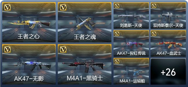 穿越火线：枪战王者V3 2王者武器 35英雄武器 58万化 专家S