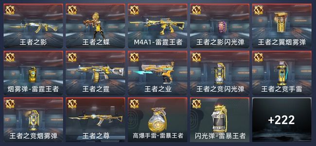 穿越火线：枪战王者15王者 231英雄武器 5英雄角色 209万化 枪皇S