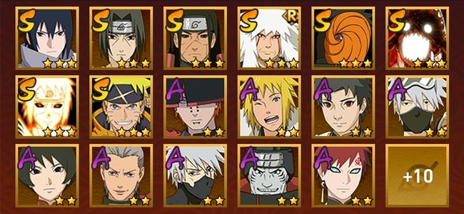 火影忍者V11 8S忍 19A忍 96忍 1117S碎片 14通灵 200W战力 暗部