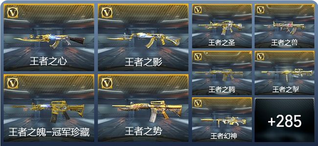 穿越火线：枪战王者V8 40王者武器 322英雄武器 6英雄角色 557万化 枪王