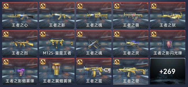 穿越火线：枪战王者16王者 271英雄武器 12英雄角色 523万化 枪神
