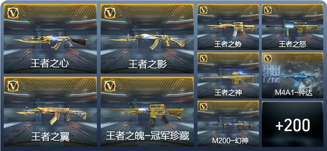 穿越火线：枪战王者15王者武器 209英雄武器 9英雄角色 540万化 专家S