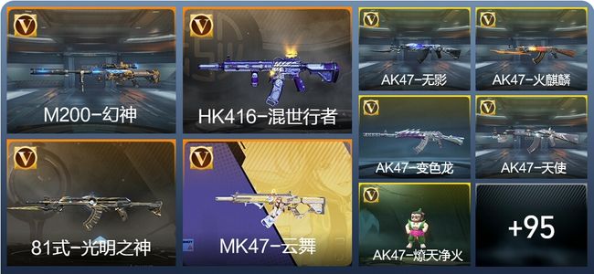 穿越火线：枪战王者V3 1王者 132英雄武器 2英雄角色 万化新锐