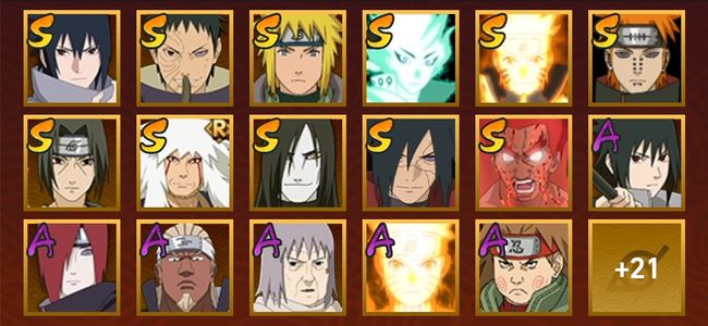 火影忍者V6 12S忍 26A忍 148忍 1489S碎片 13通灵 500W战力 中忍