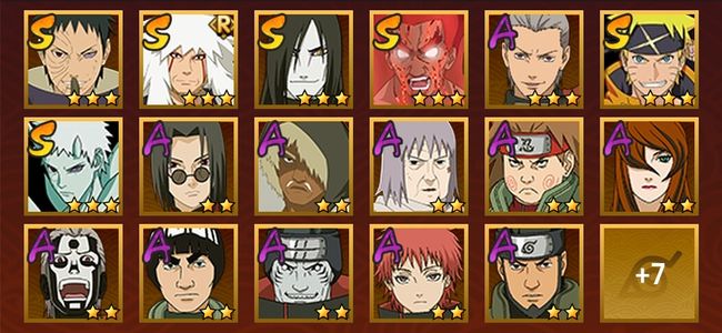 火影忍者V5 6S忍 18A忍 89忍 710S碎片 14通灵 400W战力 影级