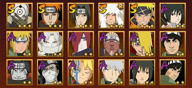 火影忍者V1 5S忍 13A忍 67忍 664S碎片 12通灵 300W战力 见习