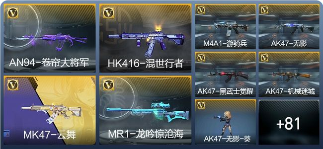 穿越火线：枪战王者90英雄武器 4英雄角色 193万化 精英