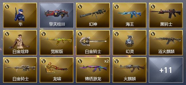 穿越火线（CF）10V武器 2V角色 4皮肤 可排位 新锐