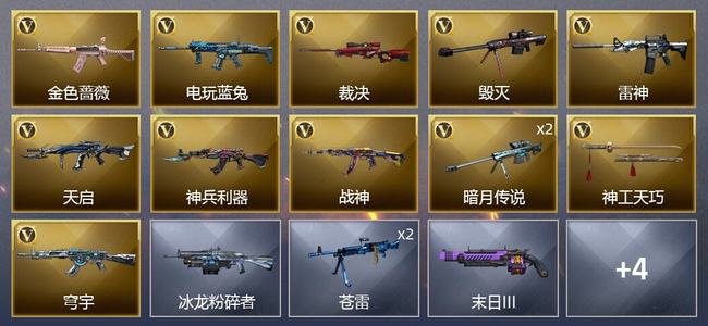 穿越火线（CF）12V武器 14皮肤 可排位 枪王