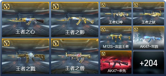 穿越火线：枪战王者V7 12王者武器 235英雄武器 5英雄角色 300万化 枪圣SS