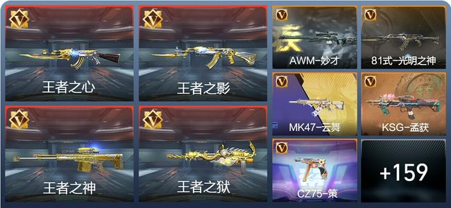 穿越火线：枪战王者V6 17王者 195英雄武器 2英雄角色 340万化 大师SS