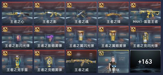 穿越火线：枪战王者V6 13王者 171英雄武器 6英雄角色 282万化 传奇