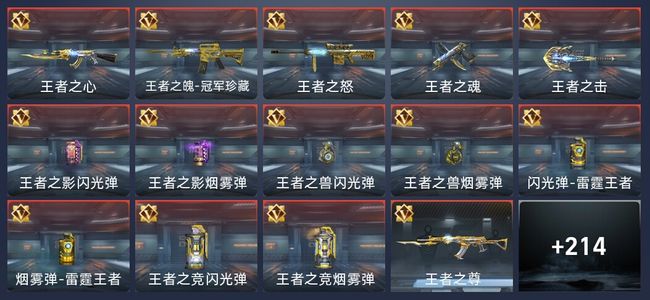 穿越火线：枪战王者14王者 221英雄武器 7英雄角色 427万化 专家S