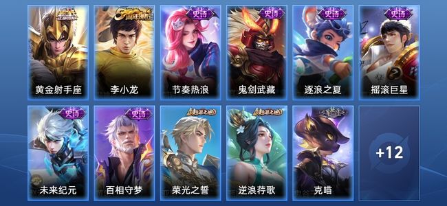 王者荣耀V1 1传说 7史诗 24皮肤 至尊星耀I