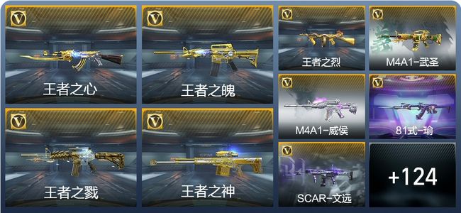 穿越火线：枪战王者V8 14王者武器 134英雄武器 8英雄角色 263万化 专家S