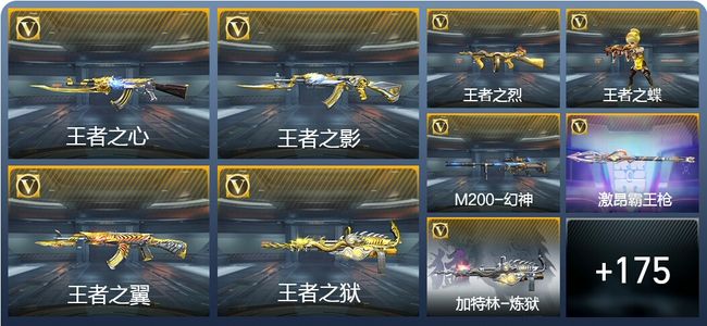 穿越火线：枪战王者15王者武器 184英雄武器 2英雄角色 197万化 专家S