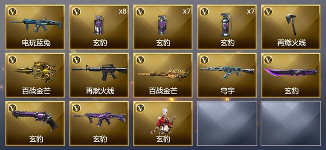 穿越火线（CF）31V武器 1V角色 4皮肤 可排位 新锐