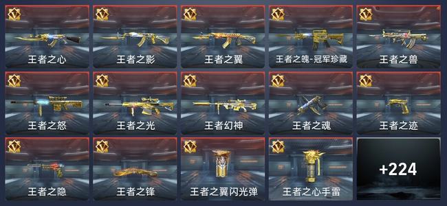 穿越火线：枪战王者V9 26王者 223英雄武器 15英雄角色 388万化 传奇