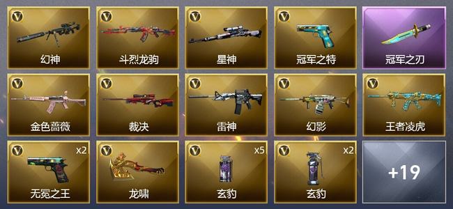 穿越火线（CF）35V武器 8皮肤 可排位 新锐