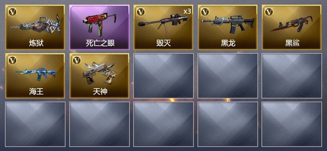 穿越火线（CF）8V武器 1皮肤 可排位 新锐