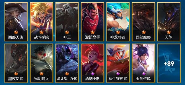 英雄联盟手游（lol手游）103皮肤 106英雄 黑铁