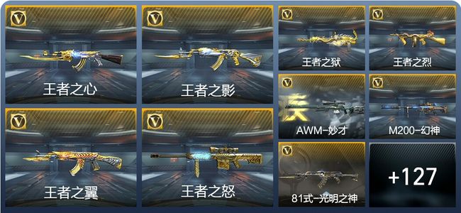 穿越火线：枪战王者V8 281英雄武器 新锐