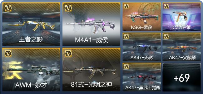穿越火线：枪战王者V5 134英雄武器 新锐